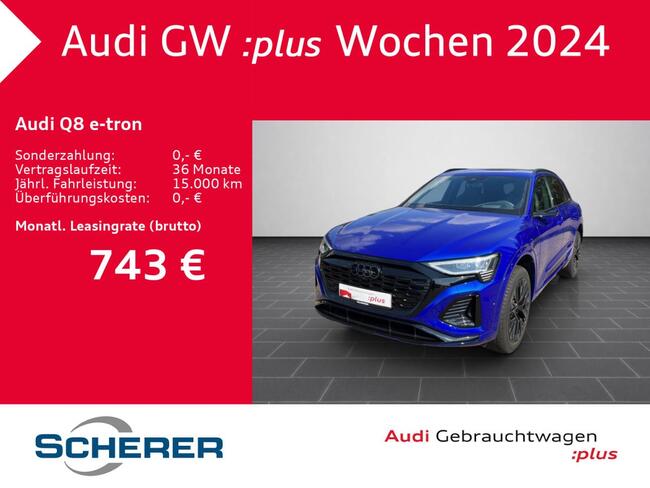 Audi Q8 e-tron S line AHK MATRIX KAMERA HEAD-UP - Bild 1