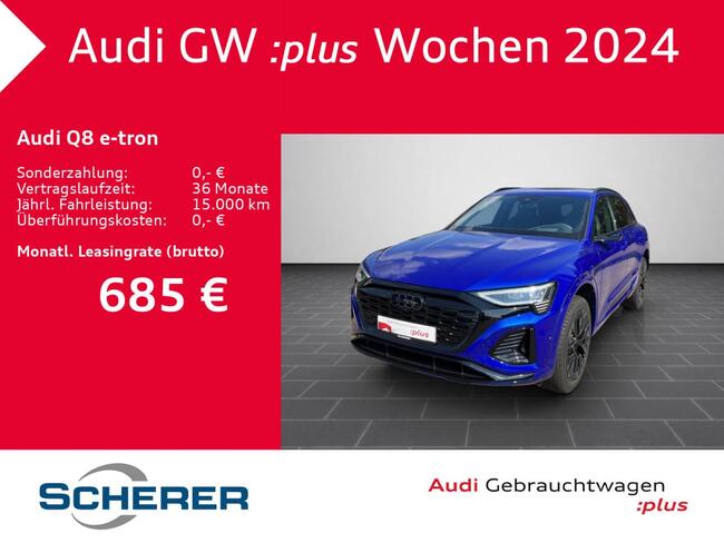 Audi Q8 e-tron S-LINE AHK MATRIX KAMERA HEAD-UP - Bild 1