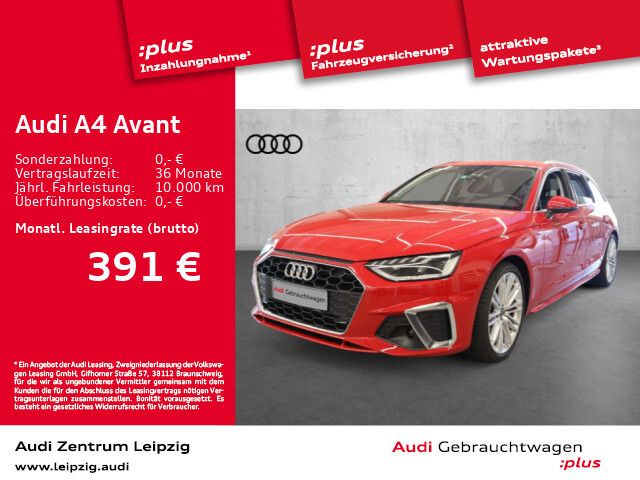 Audi A4 Avant 40 TFSI S line *LED*AHK*B&O*Tour* - Bild 1