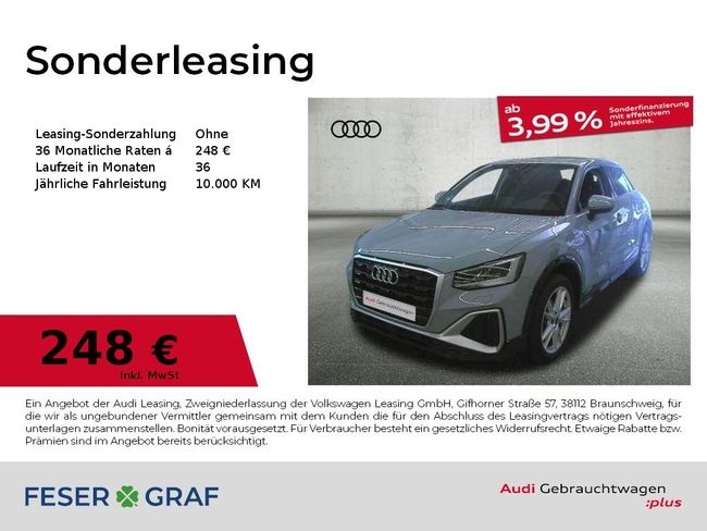 Audi Q2 30 TFSI S line AHK Navi SHZ - Bild 1