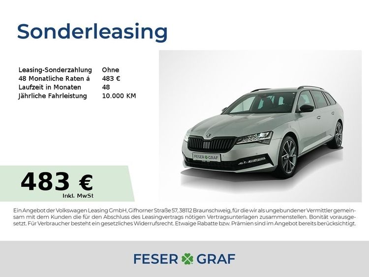 Skoda Superb Sportline 2,0 TDI KESSY*KAMERA*MEMORY*SZH