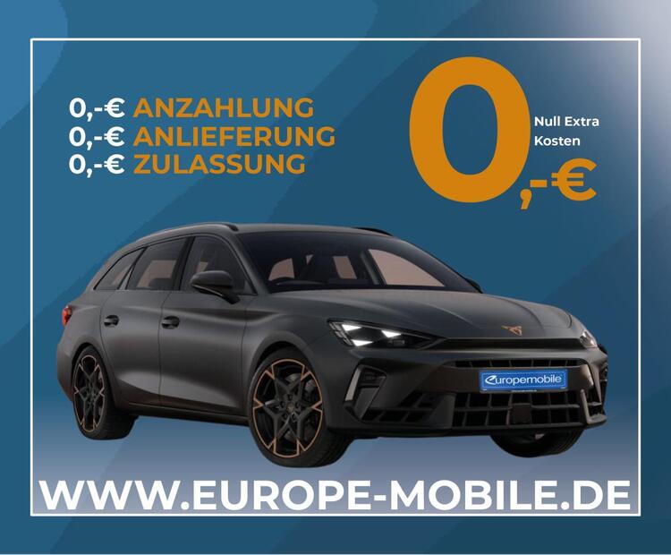 Cupra Leon Sportstourer VZ 2.0 TSI 245 kW DSG (UVP 65.140€/KW 9/25) PANO/NAV/AHK/SIDE/PURE/SENNH./UVM.