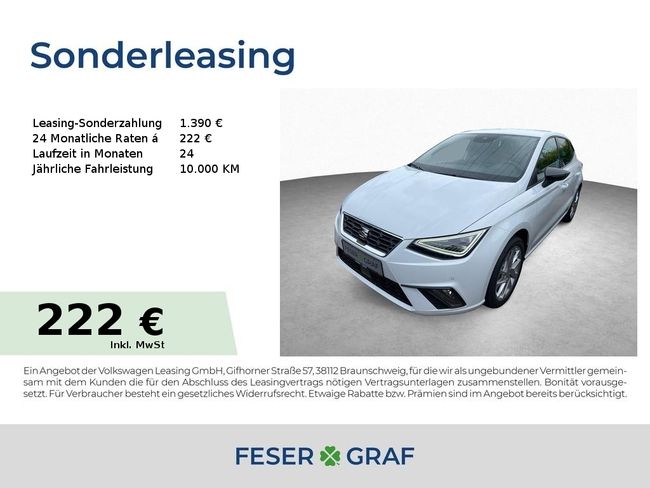 Seat Ibiza FR 1.0 TSI DSG LED KAMERA NAVI KESSY FAPA - Bild 1