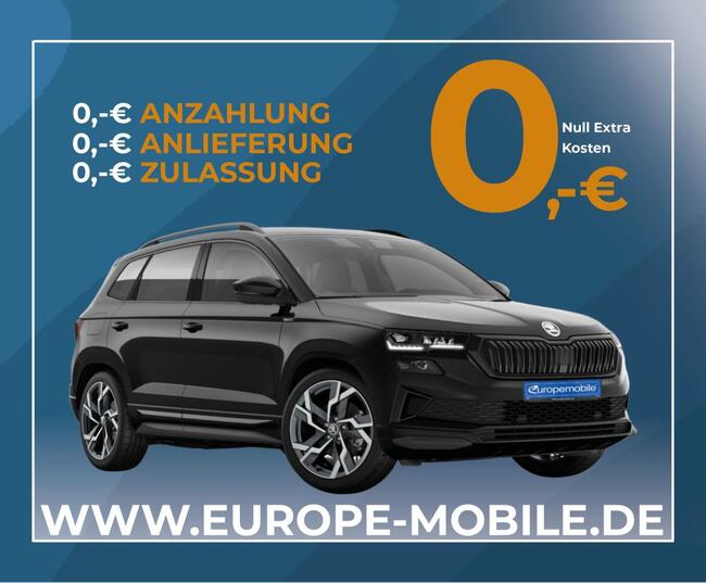 Skoda Karoq Sportline Exclusiv 2025 1.5 TSI OPF 150 DSG (UVP 55.920€/ ) NAV/CANTON/PANO/AREA/EASY/AHK/5J.G - Bild 1