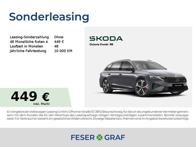 Skoda Octavia Combi RS 2,0l TDI 4x4 DSG *AHK*NAVI*KAM* - Bild 1