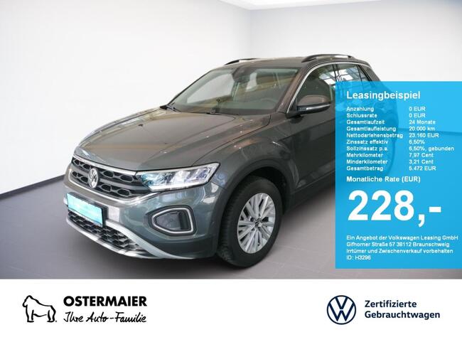 Volkswagen T-Roc LIFE 1.0TSI 5J-G LED.NAVI.SHZG.PDC.P - Bild 1