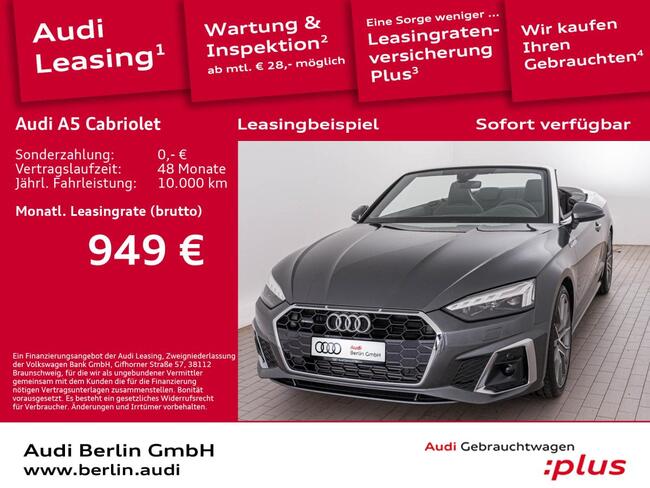 Audi A5 Cabriolet S line 45 TFSI quattro S tronic - Bild 1