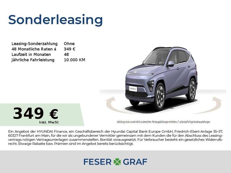 Hyundai Kona PRIME GLAS-DACH LEDER NAVI KAMERA LED BOSE