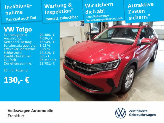 Volkswagen Taigo 1.0 TSI Life Navi LaneAssist DAB+ LED cs13mv - Bild 1