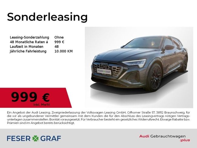 Audi Q8 e-tron 55 edition S line /Matrix/B&O/Pano - Bild 1