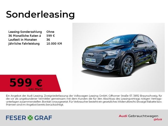 Audi Q4 e-tron Q4 Sportback 40 e-tron 2x S line /Matrix/SONOS - Bild 1