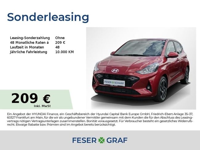 Hyundai i10 PRIME AUTOMATIK NAVI KAMERA LED KLIMA SHZ - Bild 1