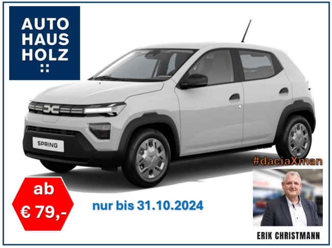 Dacia Spring Spring Essential Electric 45 🚀🔍 nur bis 31.10.2024 - Bild 1