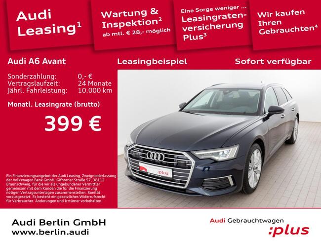 Audi A6 Avant design 40 TDI qu.S tr. MATRIX LEDER AHK - Bild 1