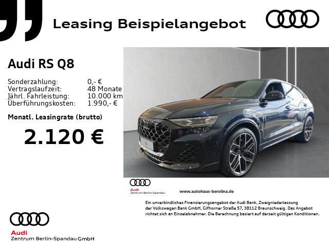 Audi RS Q8 *HD-MATRIX*PANO*StdHz*HuD*B&O*AHK*360°* - Bild 1