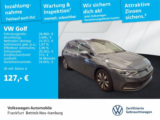 Volkswagen Golf VIII 2.0 TDI DSG MOVE Navi Pano AHK RearView LEDPlus DAB+ CD137Z - Bild 1