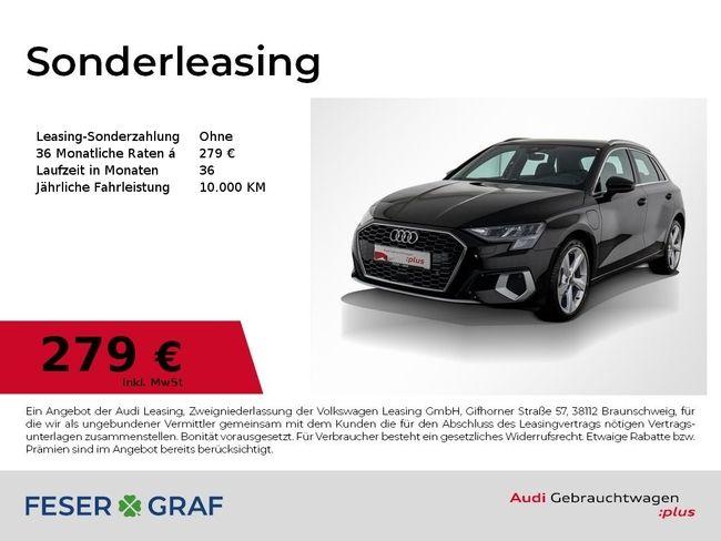 Audi A3 Sportback 40 TFSI e Advanced S tronic Vir. Co - Bild 1