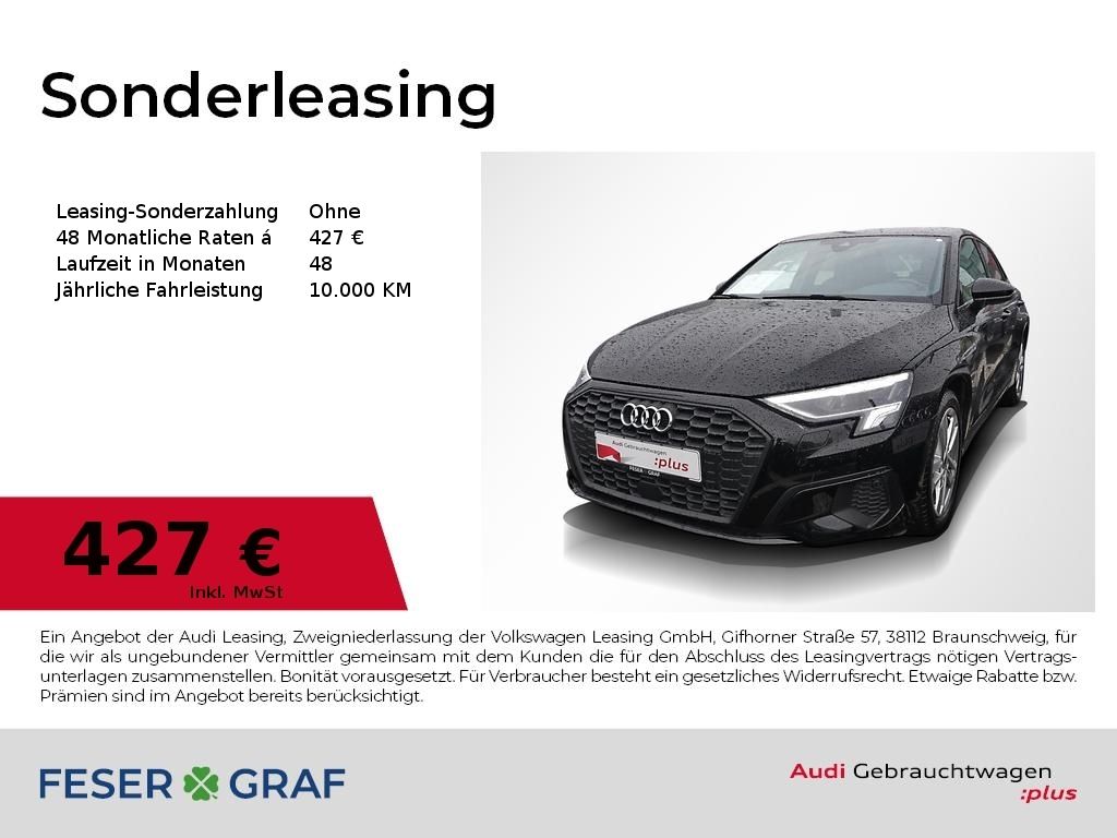 Audi A3 Sportback 40 TFSI e S tronic Tempomat LM 17