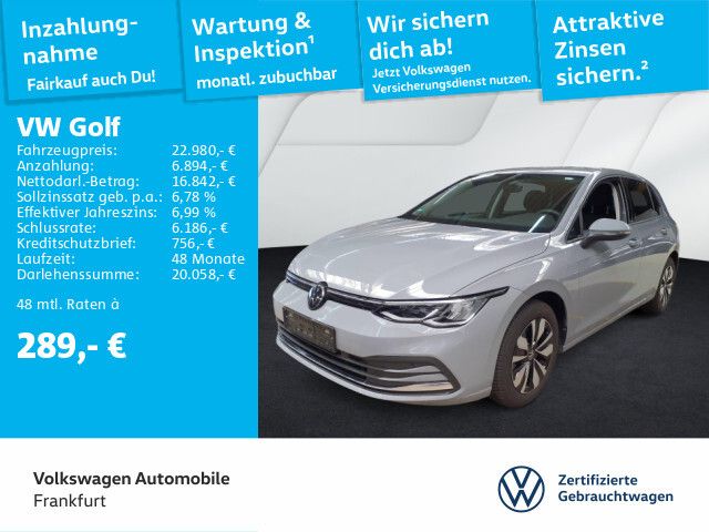 Volkswagen Golf VIII 2.0 TDI MOVE Navi FrontAssist DAB+ LED CD132X - Bild 1