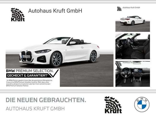 BMW 420i i Cabrio M SPORT+LASERLICHT+KAMERA+HIFI+HUD - Bild 1