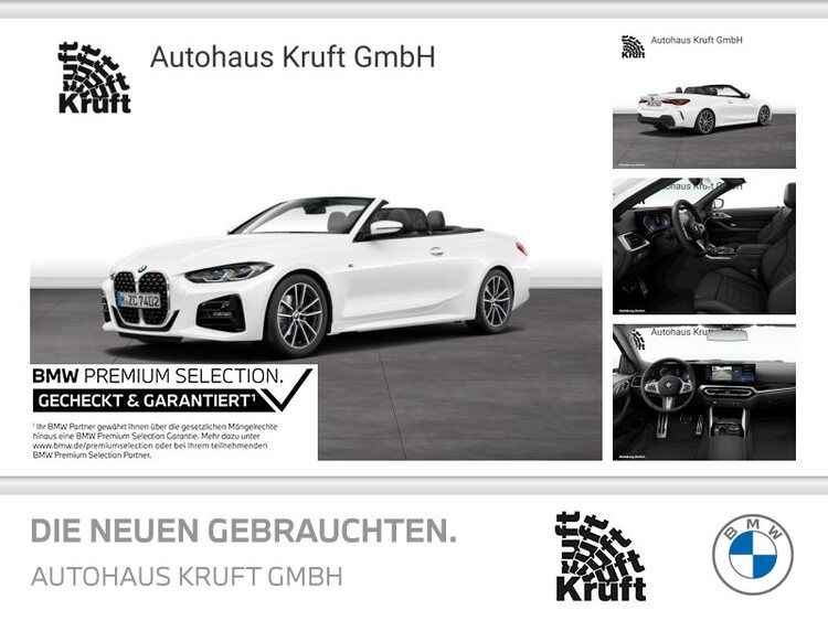 BMW 420i i Cabrio M SPORT+LASERLICHT+KAMERA+HIFI+HUD