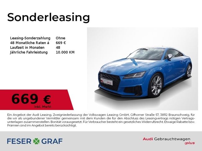 Audi TTS Coupe TFSI S tronic B&O RFK Navi Matrix SHZ - Bild 1