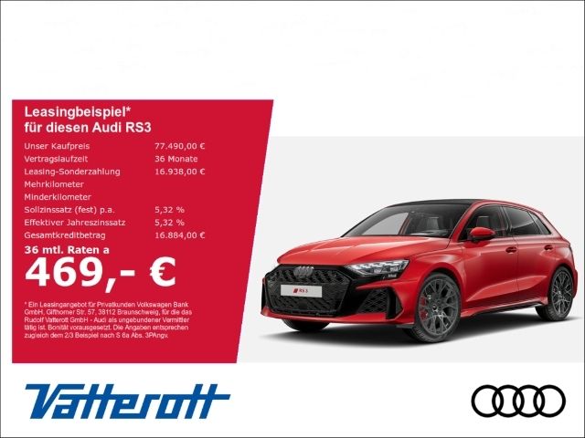 Audi RS3 Sportback Mod25 Matrix Pano Navi Sportabgas