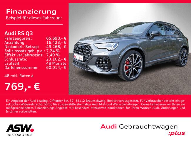 Audi RS Q3 quattro Navi LED Sonos AHK ACC VC 280km/H SHZ 360° // SOFORT VERFÜGBAR - Bild 1