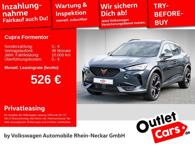 Cupra Formentor 2.0 TSI 4Drive DSG Navi PDC Kamera - Bild 1