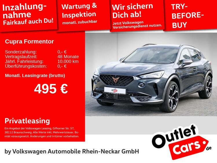 Cupra Formentor 2.0 TSI 4Drive DSG Navi PDC Kamera