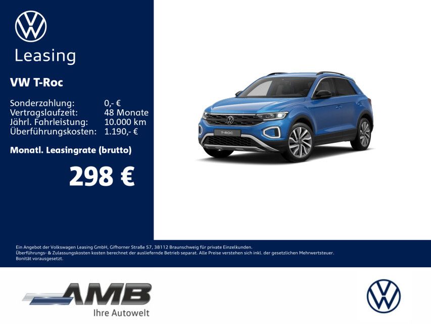 Volkswagen T-Roc Goal Plus 1.5 TSI DSG/LED+/Travel/Navi/RFK