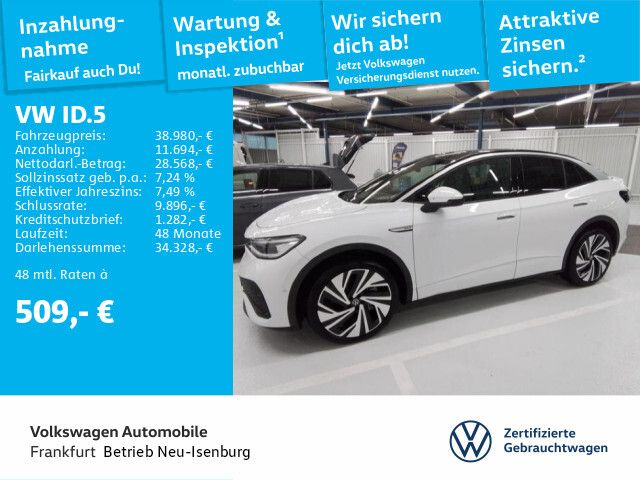 Volkswagen ID.5 Pro Performance Navi IQ.Light Anschlußgarantie E393MN - Bild 1