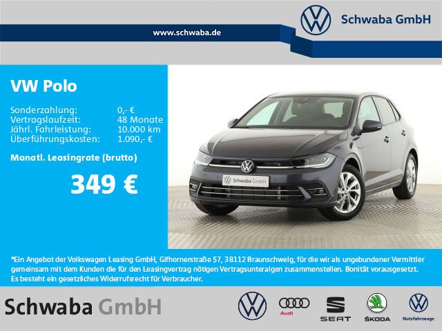 Volkswagen Polo Style 1,0 l TSI DSG *MATRIX*AHK*R-KAM*ACC* - Bild 1