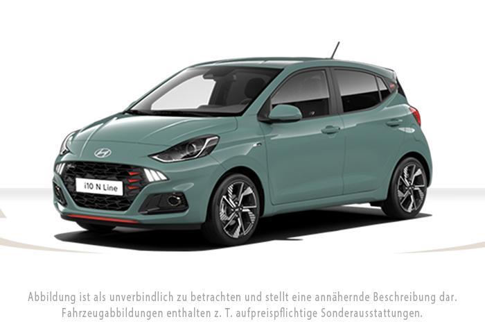 Hyundai i10 FL 1.0 Benzin Turbo N Line*Lieferung möglich(t23761_54)