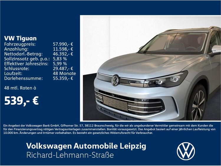 Volkswagen Tiguan Elegance 2.0 l TDI 4MOTION DSG