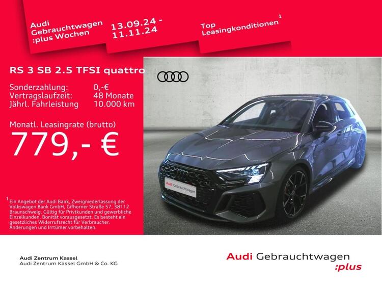 Audi RS3 RS 3 Sportback 2.5 TFSI qu. Matrix LED B&O HuD