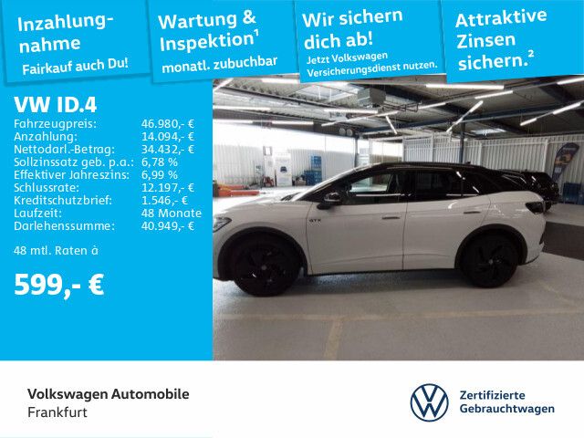 Volkswagen ID.4 GTX Navi AHK Panoramadach Sitzheizung Leichtmetallfelgen GTX