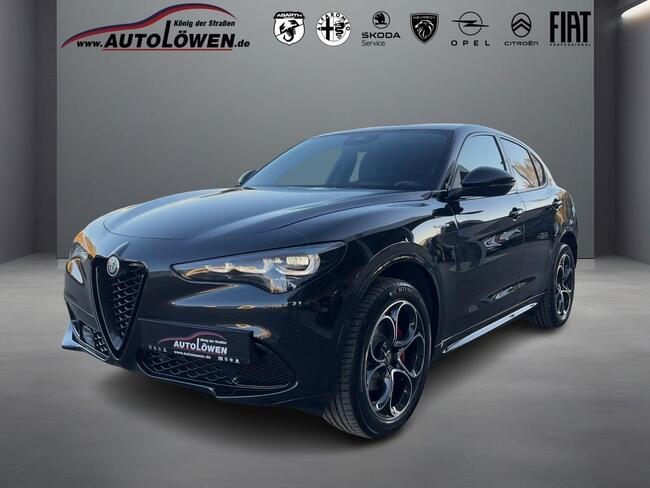 Alfa Romeo Stelvio VELOCE 2.0 Turbo 280 PS AT in Nero Vulcano !!! Sofort verfügbar!!! inkl. Technologiepaket !!! - Bild 1