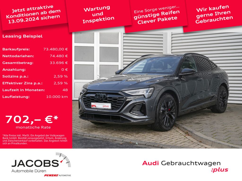 Audi Q8 Sportback e-tron 55 2xS line/Black+/Matrix/HUD//B+O