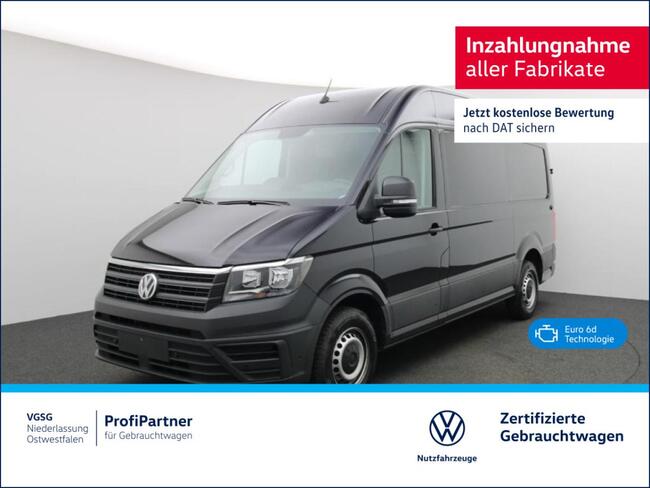 Volkswagen Crafter Kasten MR hoch Navi Kamera Klima ZV - Bild 1