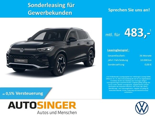 Volkswagen Tiguan R-Line 1.5 eHybrid AHK*360*NAV*WR*DCC - Bild 1