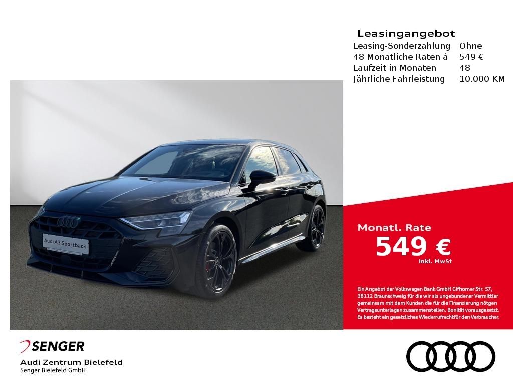 Audi A3 Sportback S line 35 TDI Dynamikpaket Panorama