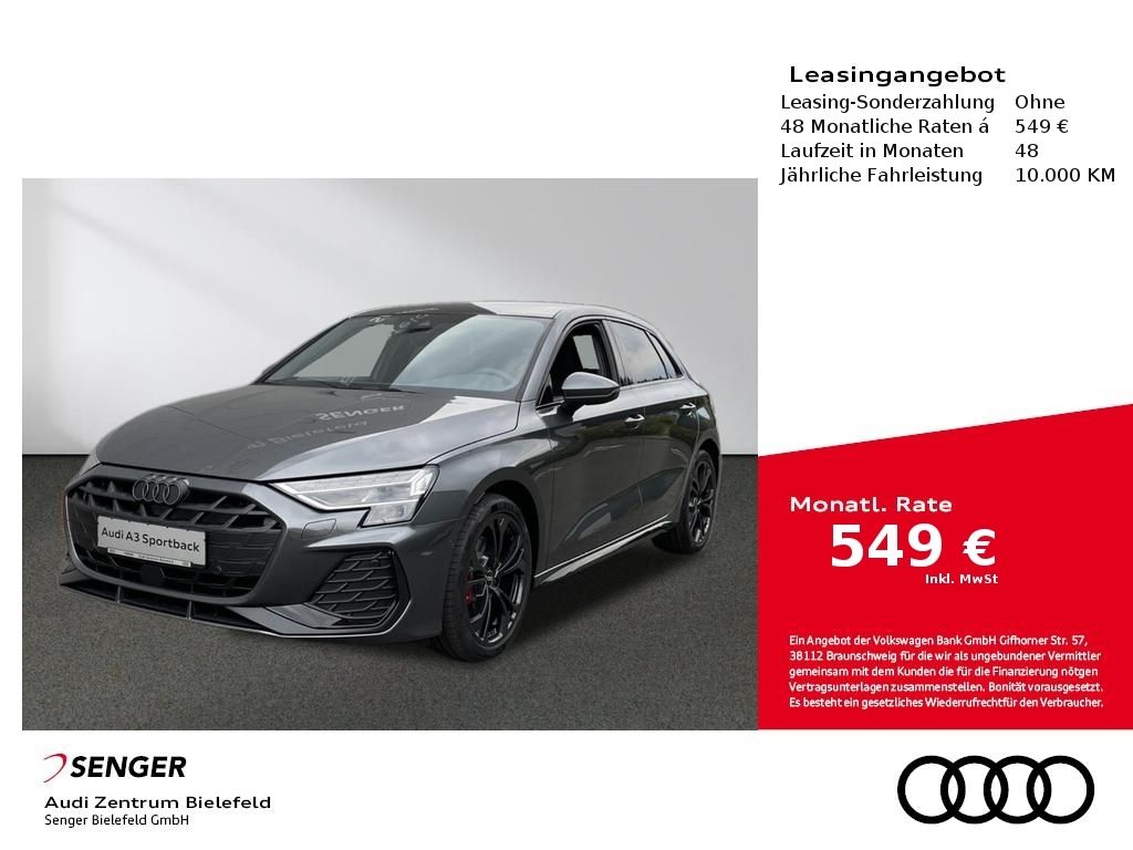 Audi A3 Sportback S line 35 TDI Optik-Paket Panorama