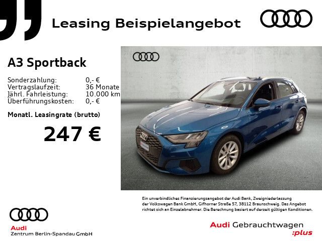 Audi A3 Sportback 35 TFSI *Smartph.-int.*GRA*PDC*SHZ* - Bild 1