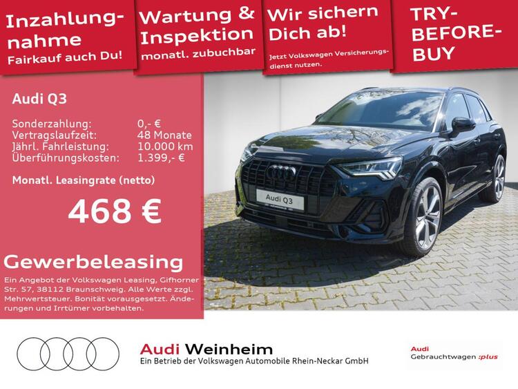 Audi Q3 S line 35 TFSI S tronic Navi MatrixLED VirtualCockpit