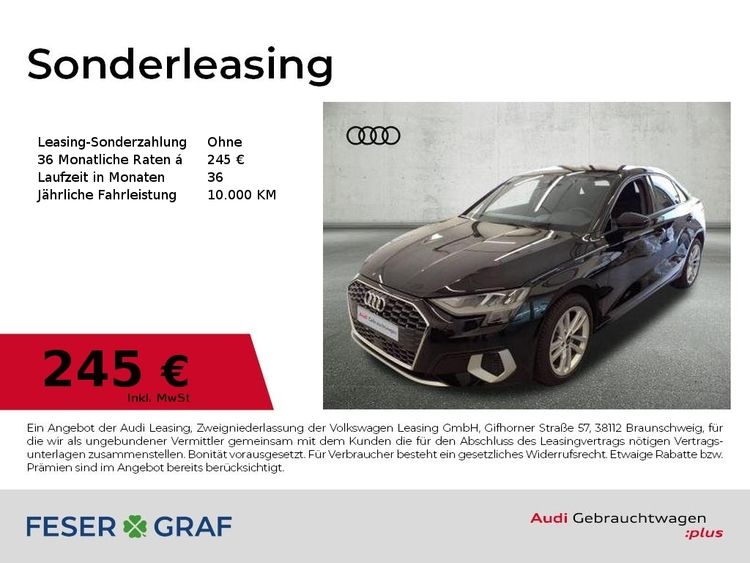 Audi A3 Lim. 30 TFSI advanced Vir. Cockpit/Navi/PDC/A