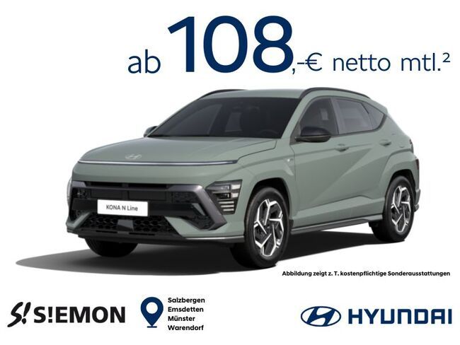 Hyundai Kona 138PS ✔️ N-Line ✔️ Individuell konfigurierbar ✔️ 4-6 Monate - Bild 1