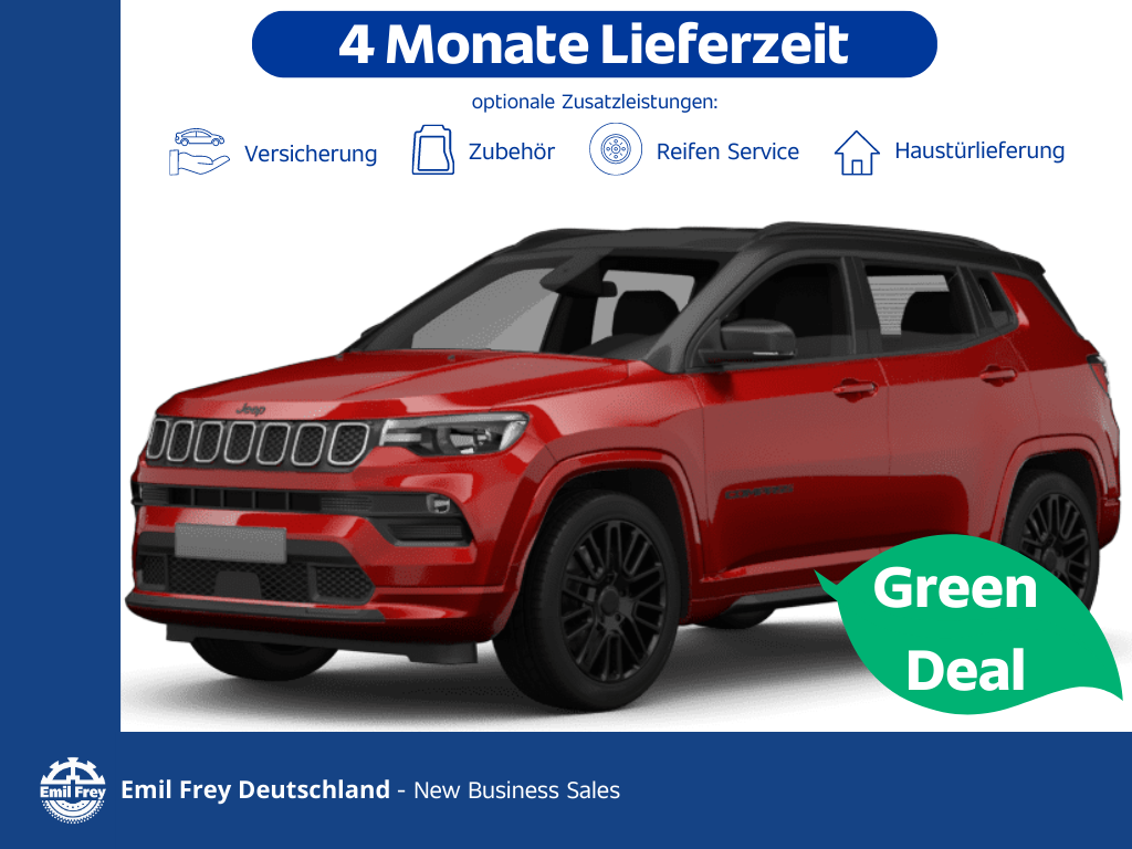 Jeep Compass 1.5L 130PS 96kw ☀️❄️inkl. All-Wetter-Reifen ☀️❄️