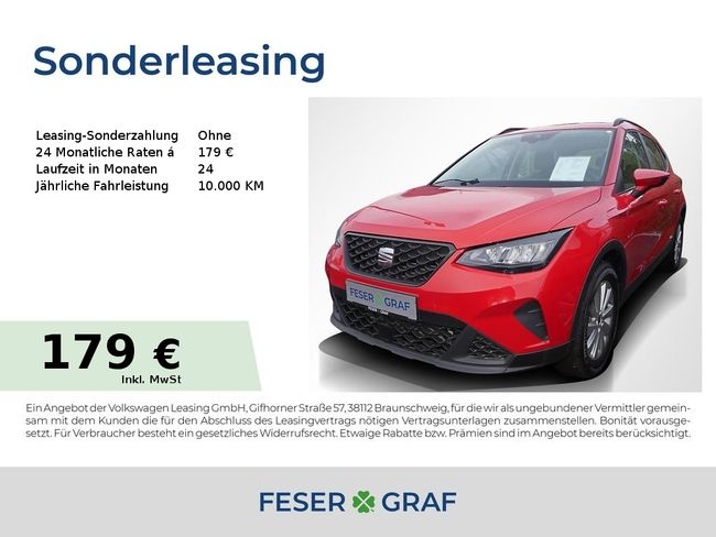 Seat Arona Style PRO 1.0TSI-KESSY,LED,PDC,SZH,GJR,ACC - Bild 1