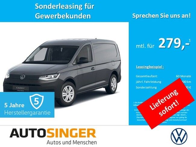 Volkswagen Caddy Maxi Cargo TDI AHK*FLÜGEL*LED*CAM*SHZ - Bild 1